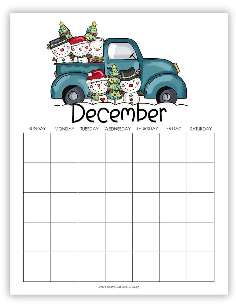 December Planner Printables Free PDF Downloads Simply Love 