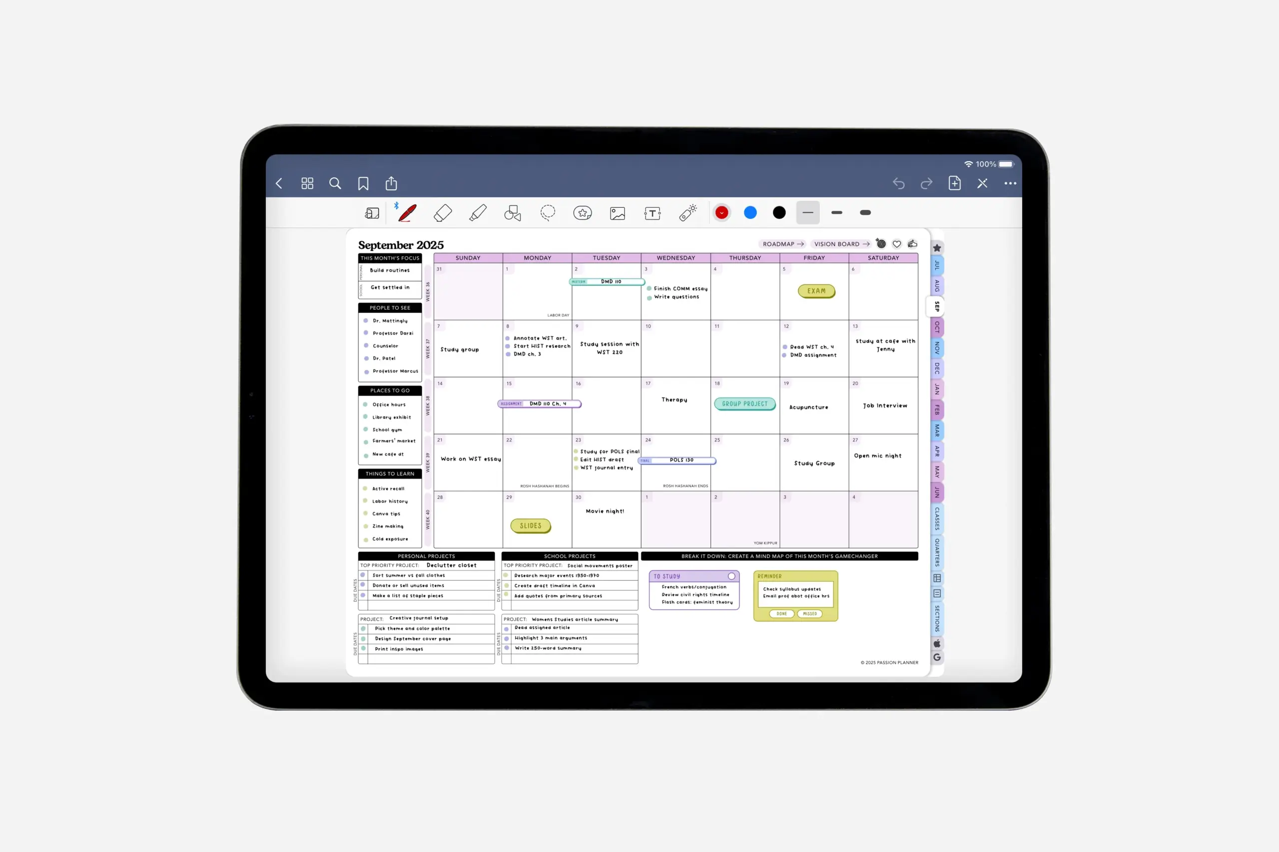 Desktop Calendar And Personal Planner