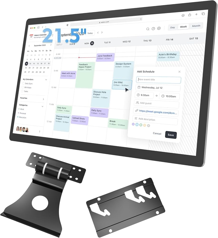 Digital Wall Planner 21 5 Smart Whiteboard Calendar For Task 