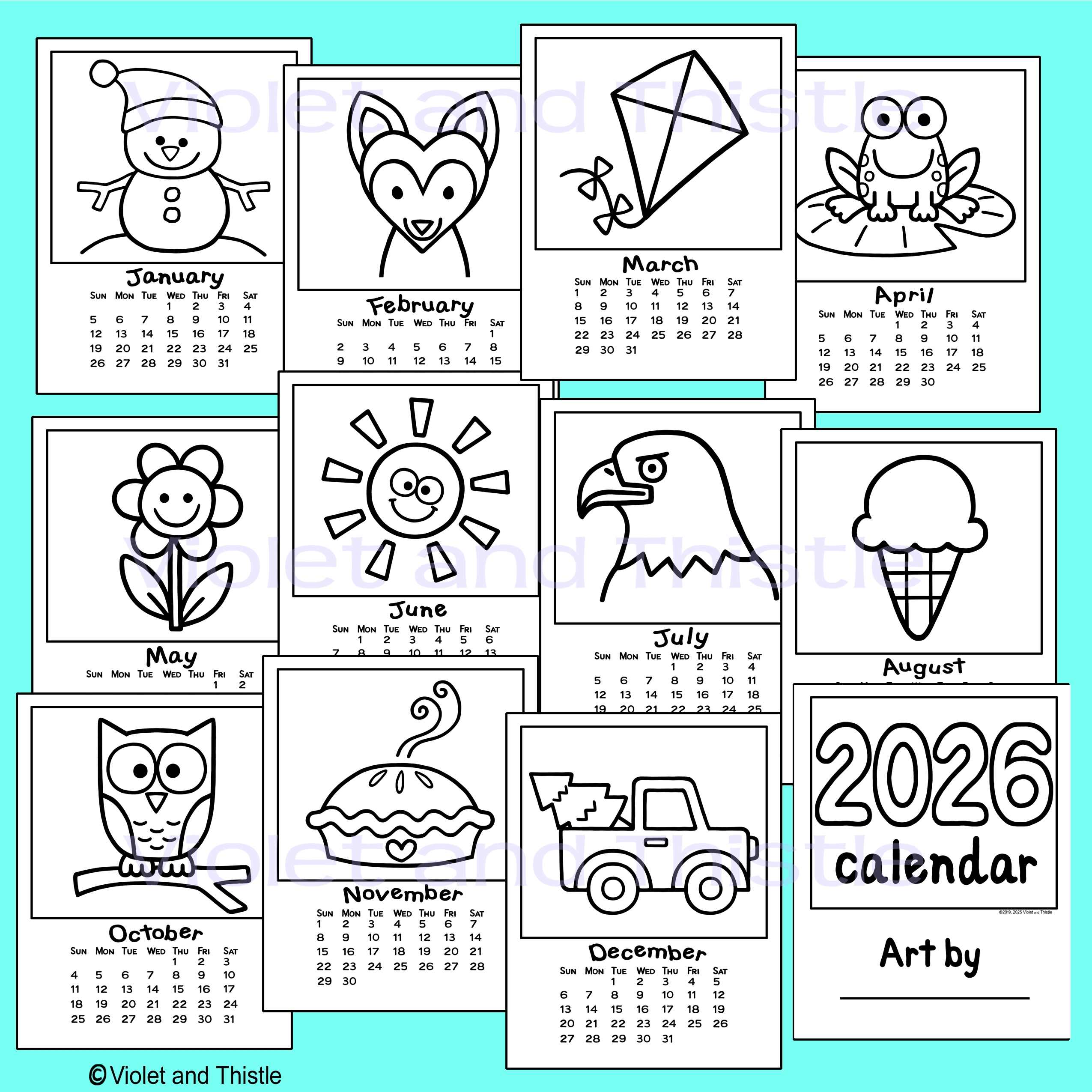 Directed Drawing Calendar 2026 And 2025 Calendar Parent Christmas 