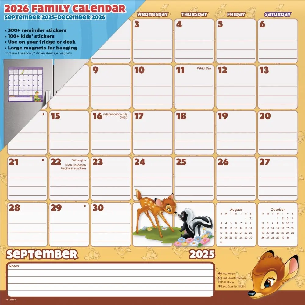 Disney Classic 2026 Magnetic Calendar Calendars