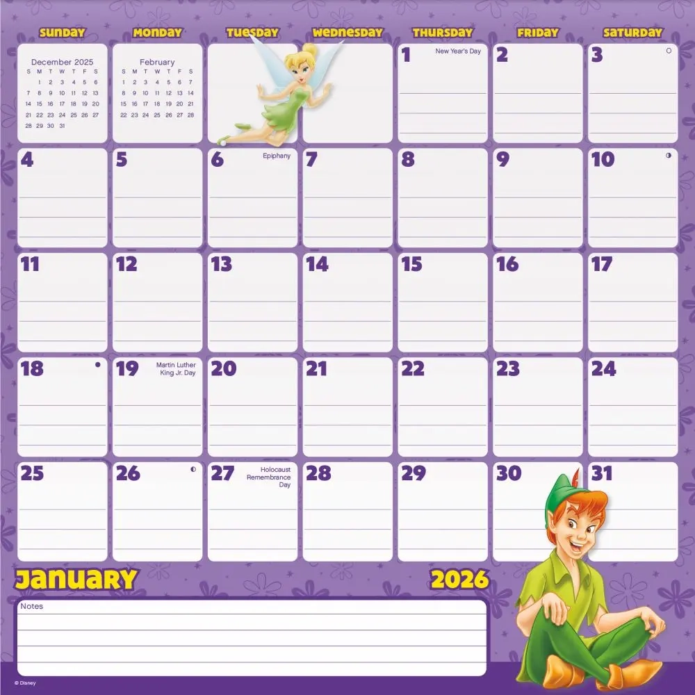 Disney Classic 2026 Magnetic Calendar Calendars