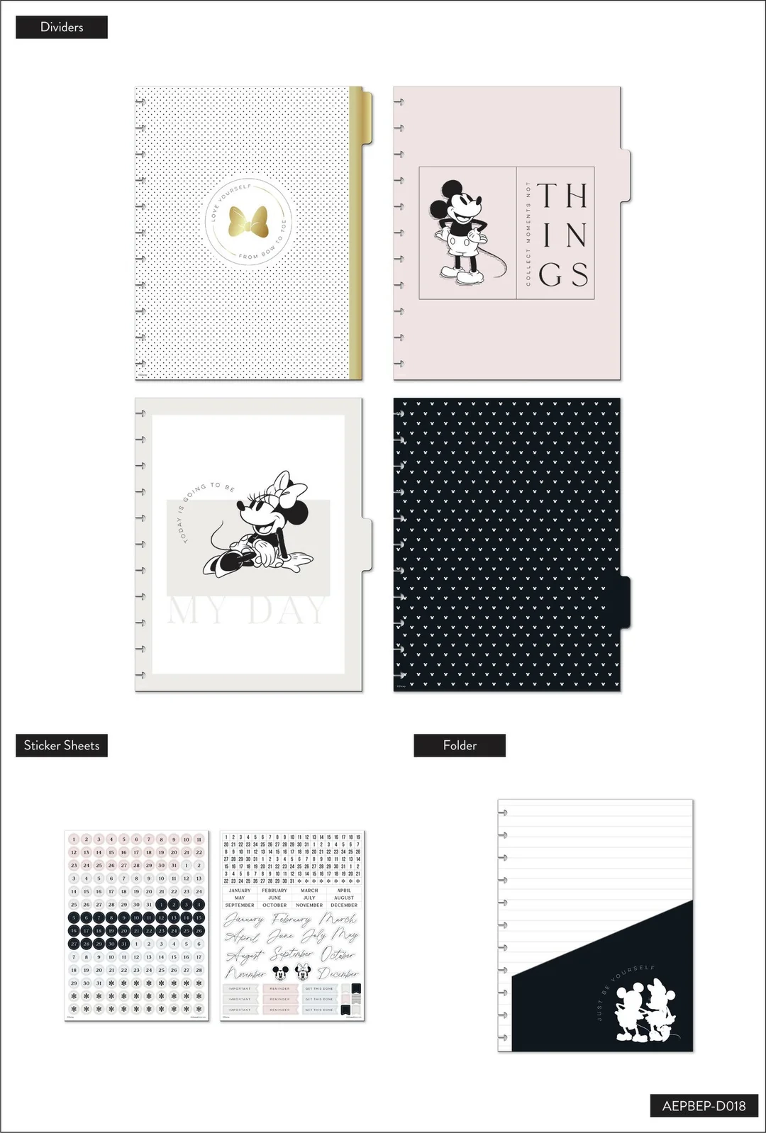 Happy Planner Desk Calendar Disney