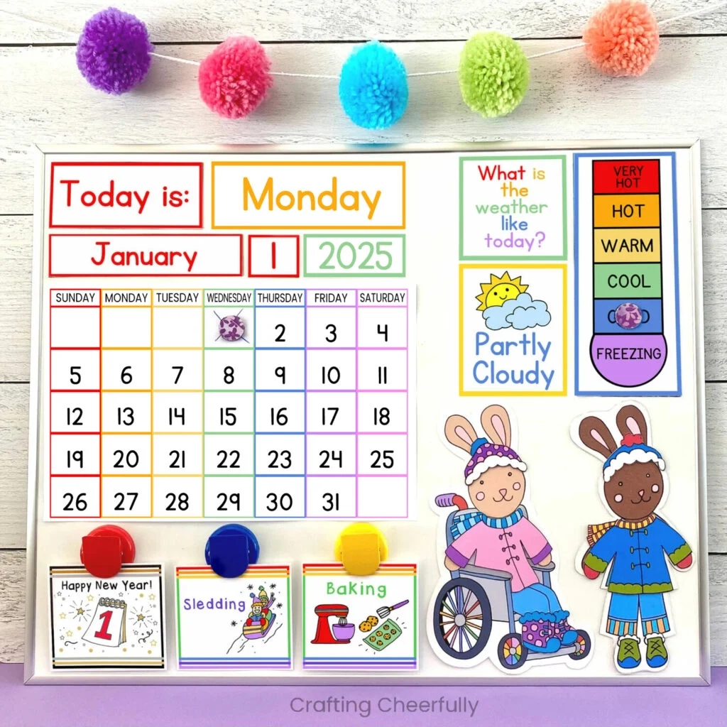 DIY Children s Calendar Free Calendar Printables In Multiple 