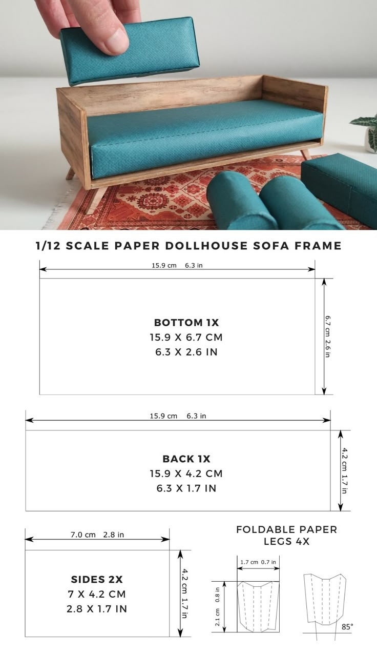 Paper Dollhouse Furniture Printables