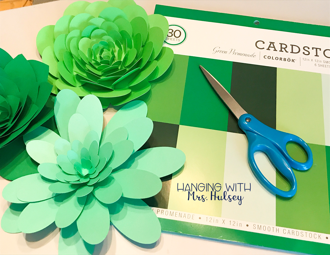 Printable Paper Succulent Template