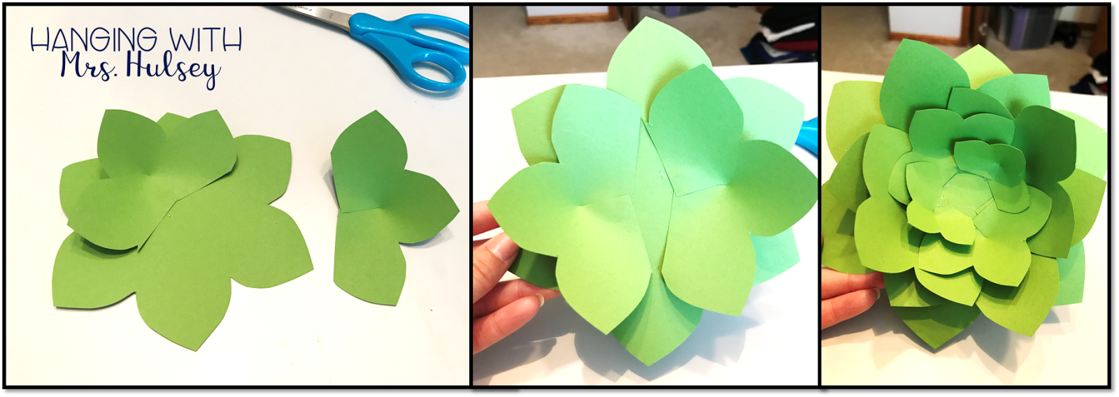 DIY Paper Succulents My WordPress