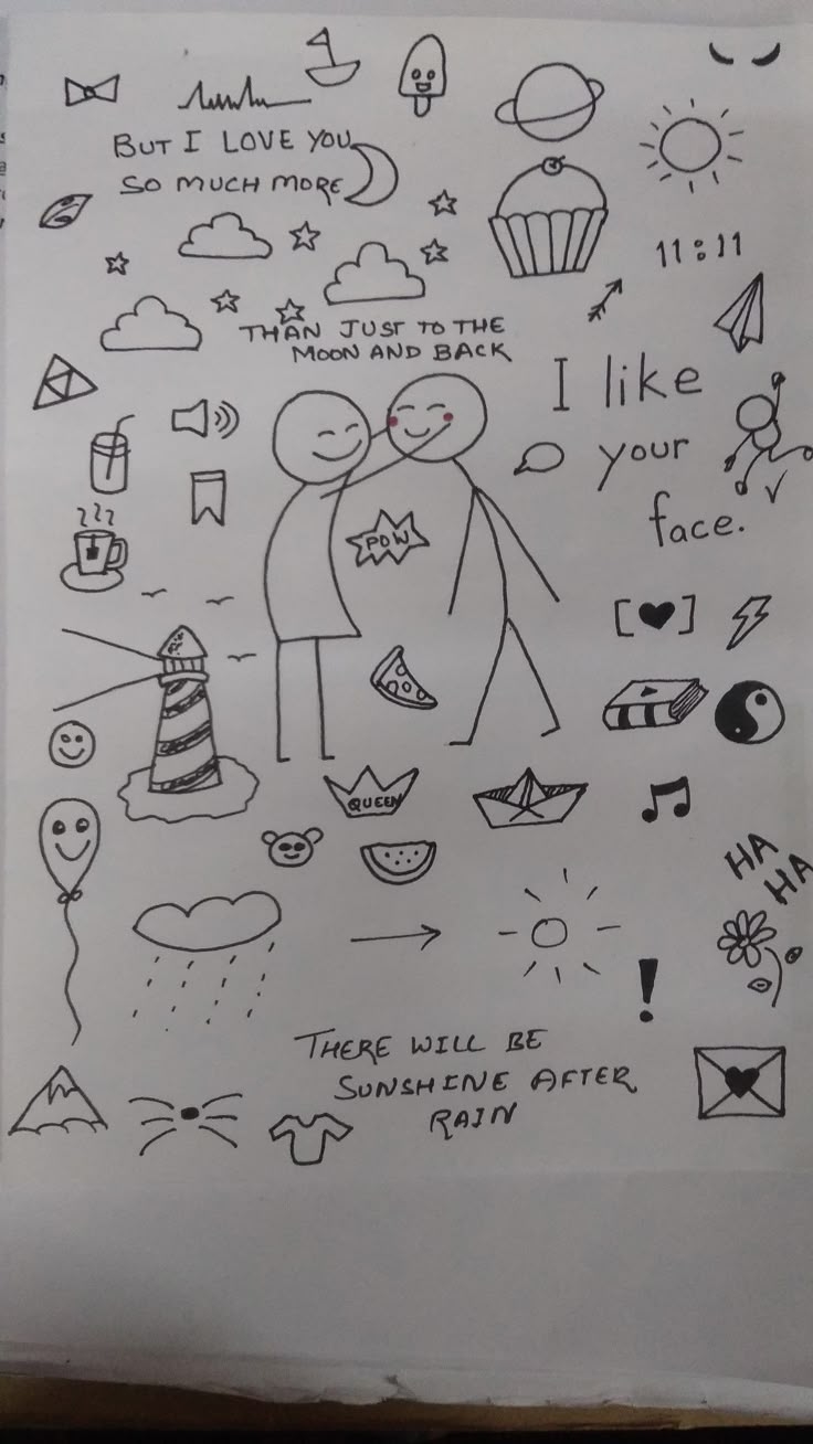 Doodle Ideas For Lined Paper