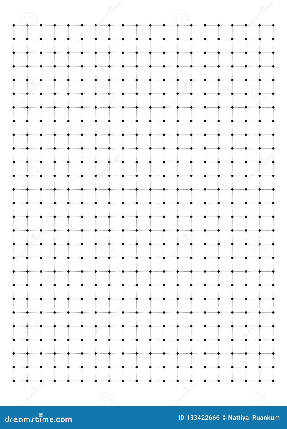 Isometric Dot Paper A4 Printable Pdf