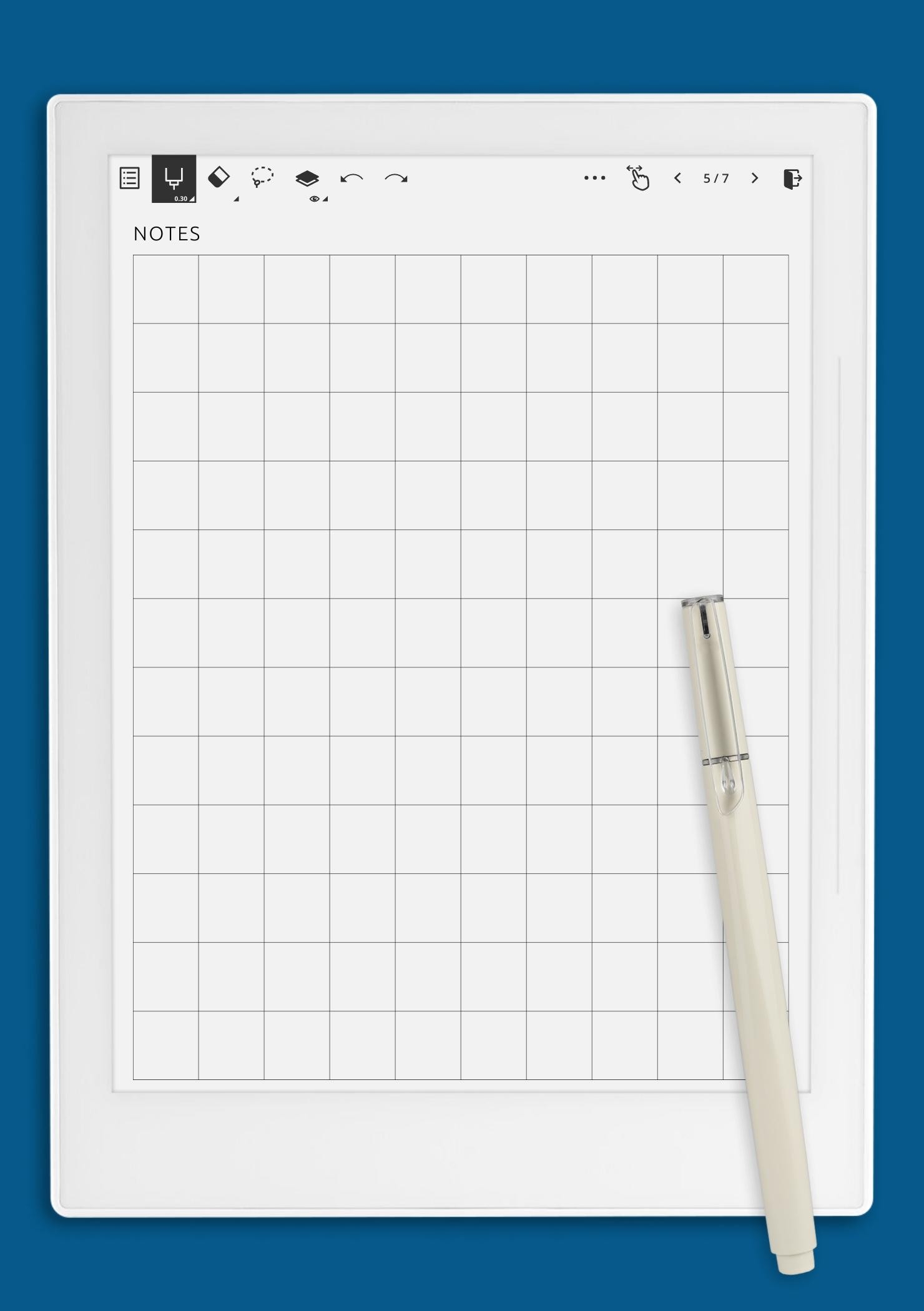 Large Square Grid Paper Printable