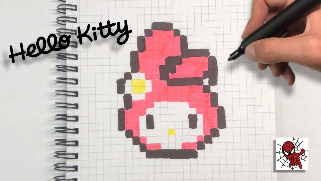 Drawn Pixel Art How To Draw My Melody pixelart