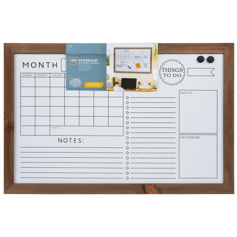 Dry Erase Framed Calendar Board Hobby Lobby 895235