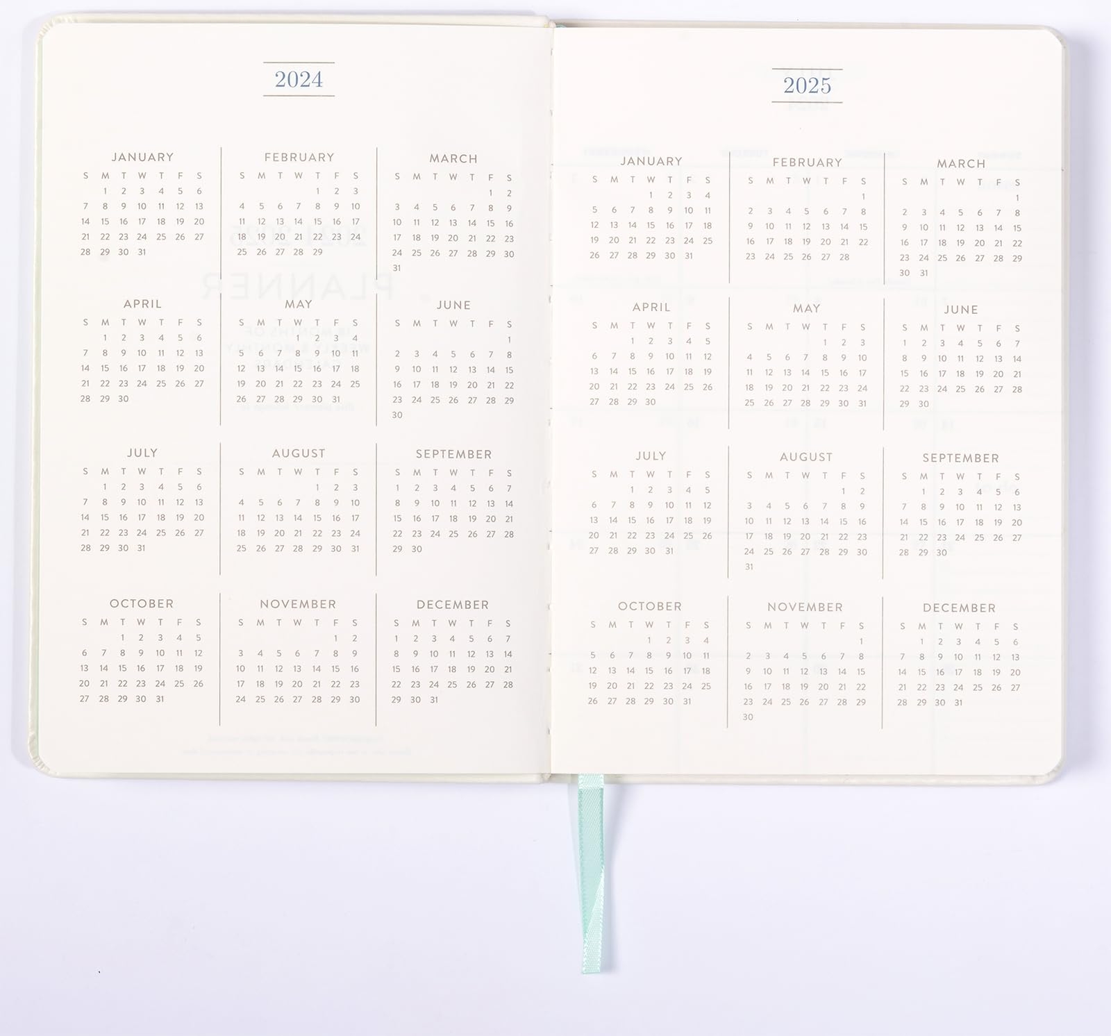 Eccolo 2024 2025 Gebundener 18 Monatsplaner Monats Und Wochenseiten 13 3 X 19 7 Cm Juli 2024 Dezember 2025 