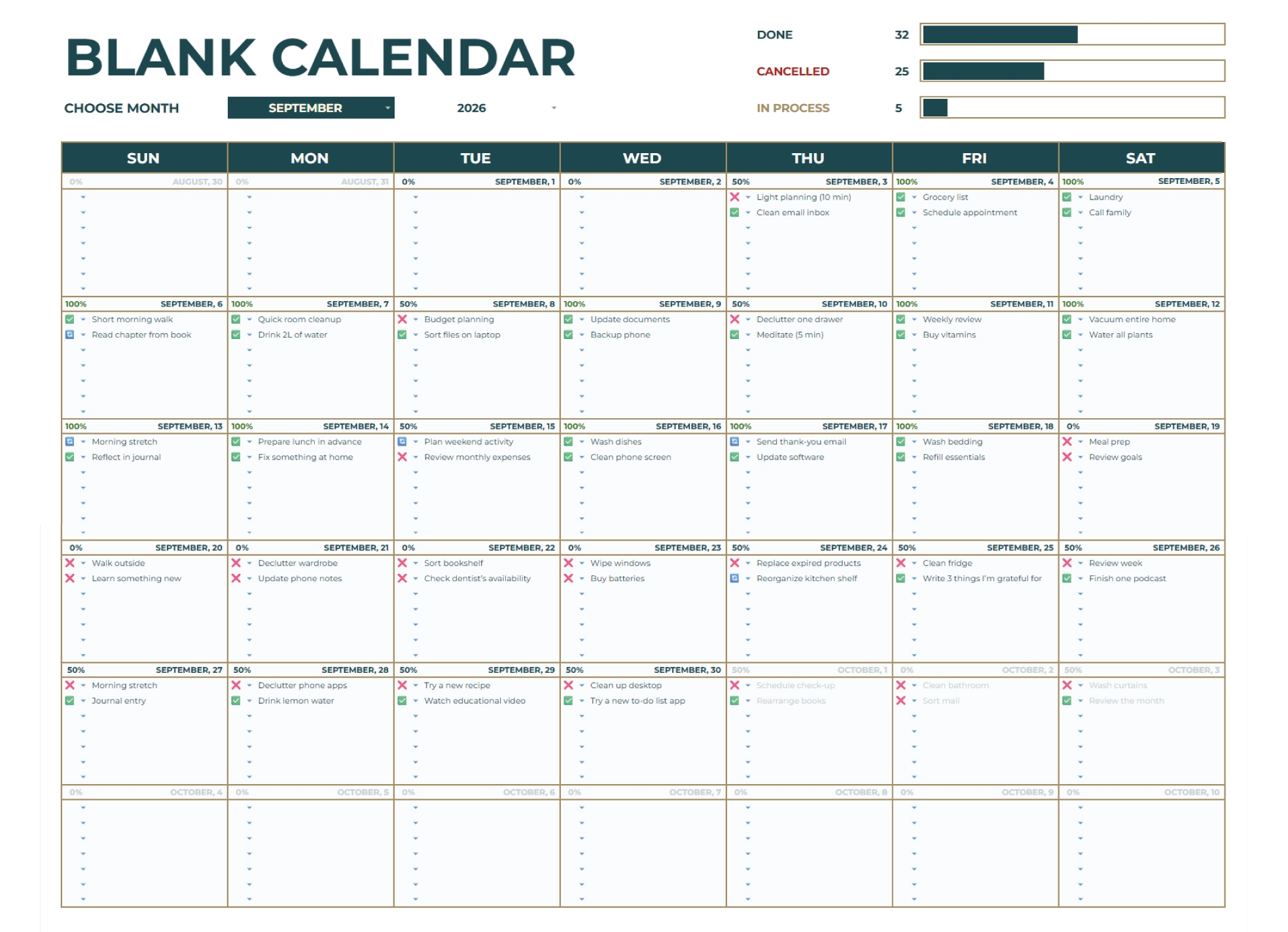 Editable Blank Calendar Free Google Sheets amp Excel Template Gdoc io