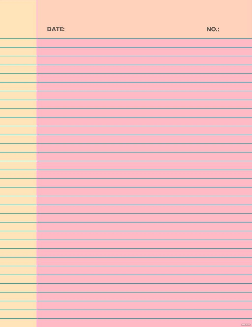 Editable Lined Paper Templates In PDF To Download
