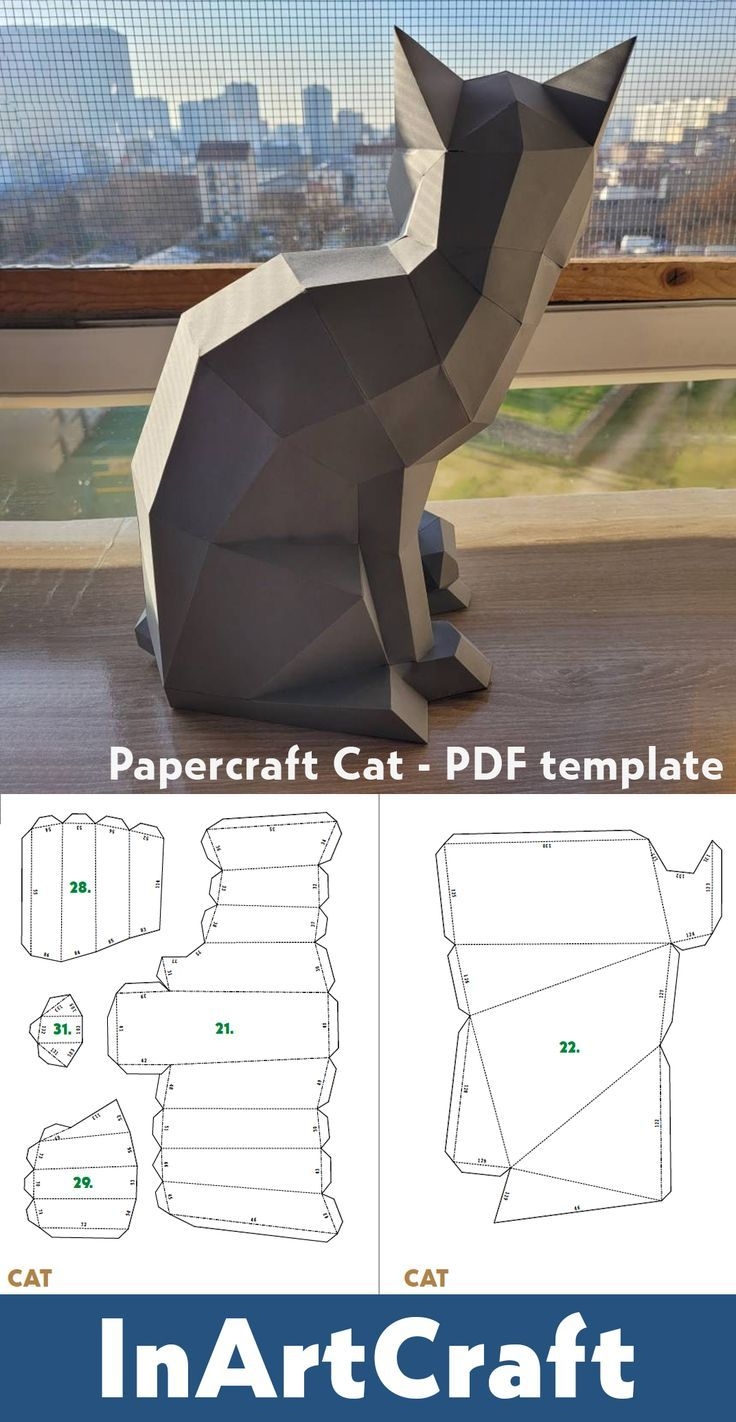 Elevate Your Decor Craft A Paper Cat For A Stunning Interior Accent