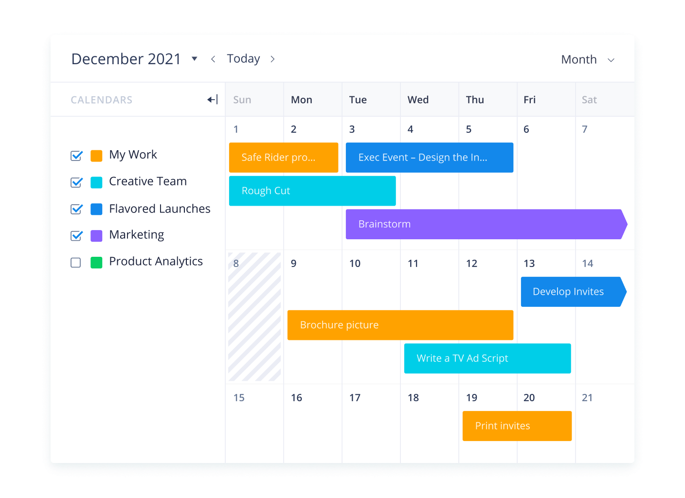 Event Planning Template Checklist Calendar Timeline Wrike
