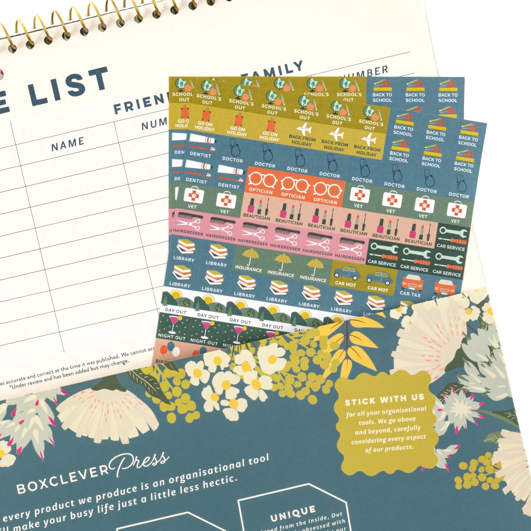 Family Home Planner Family Organiser 2025 Boxclever Press