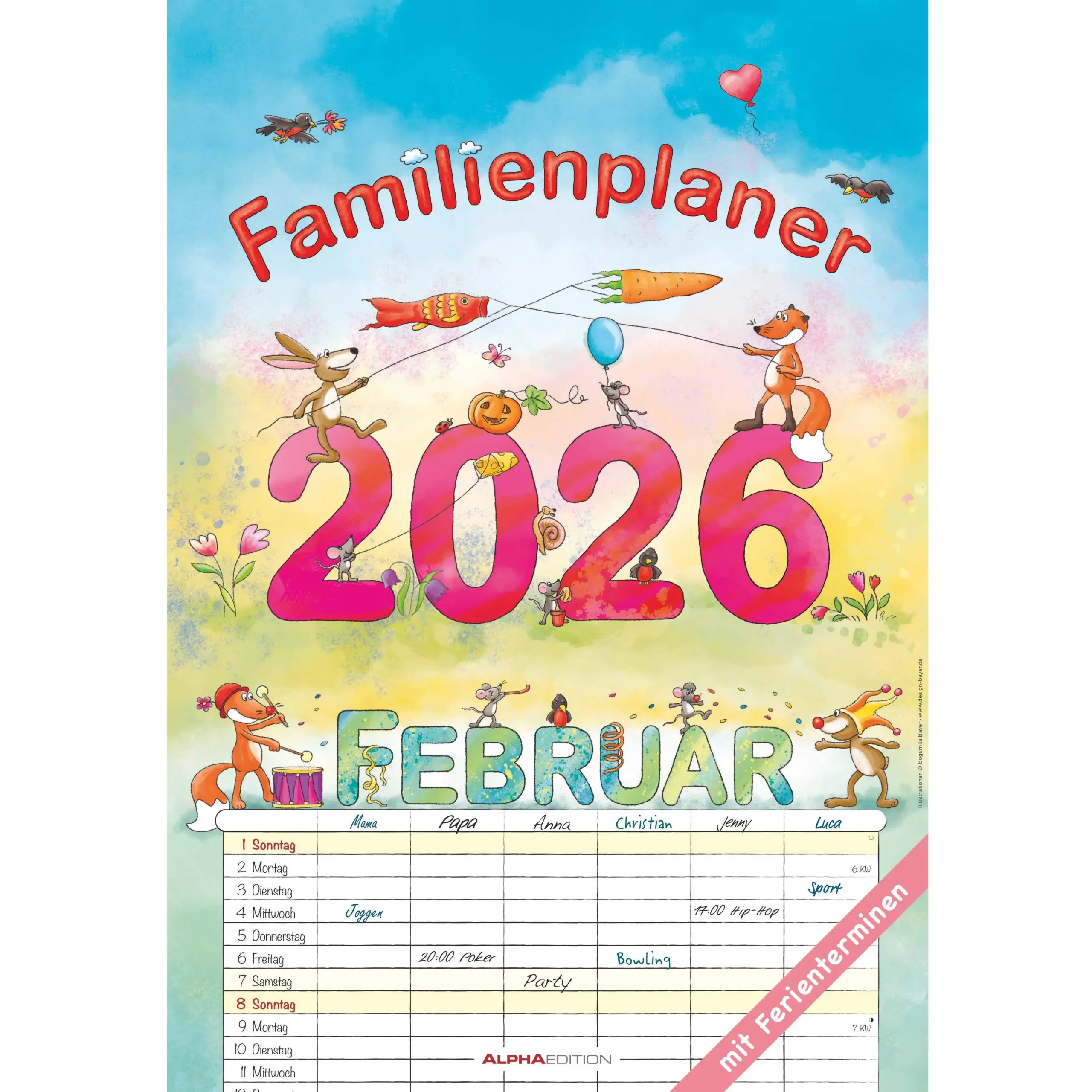 Photo Family Planner Calendar