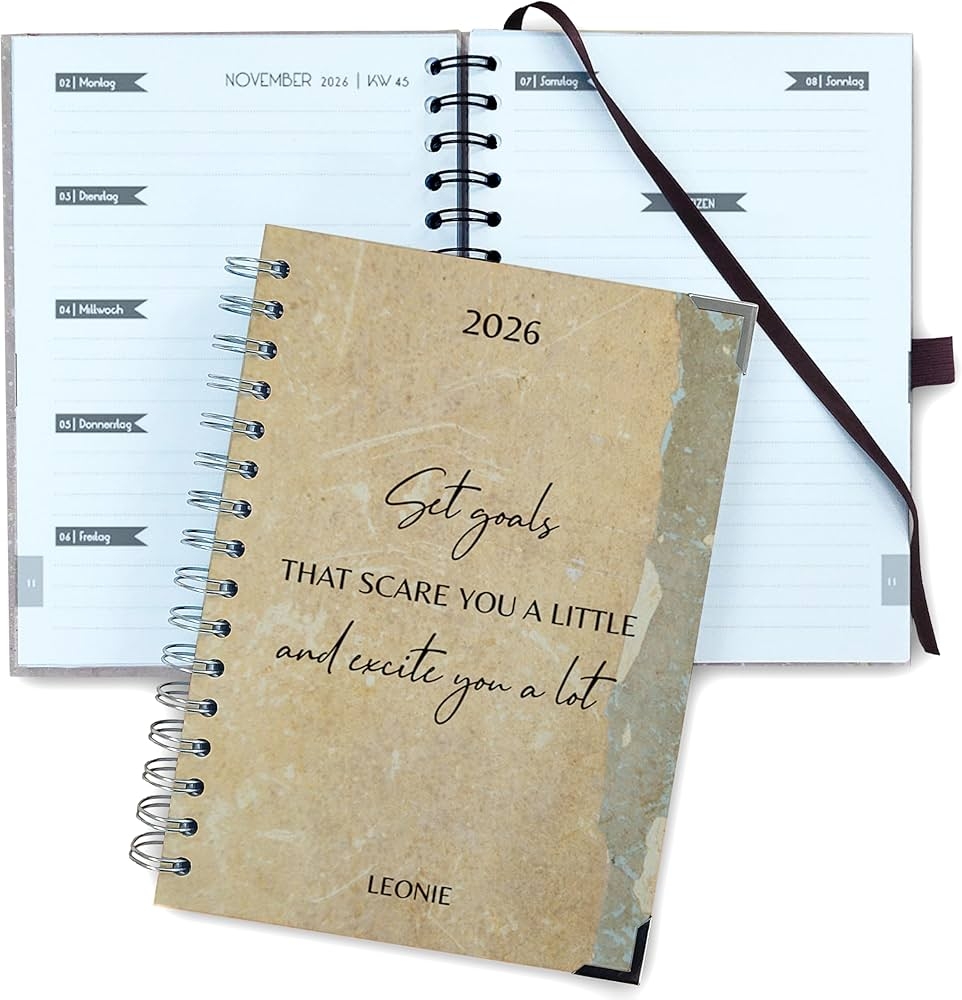 FEENSTAUB Pocket Calendar 2025 Personalised Pocket Planner 