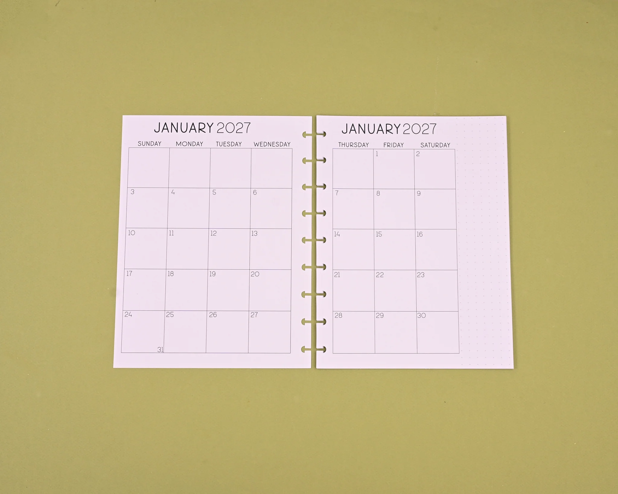 Five Year Planner Calendar