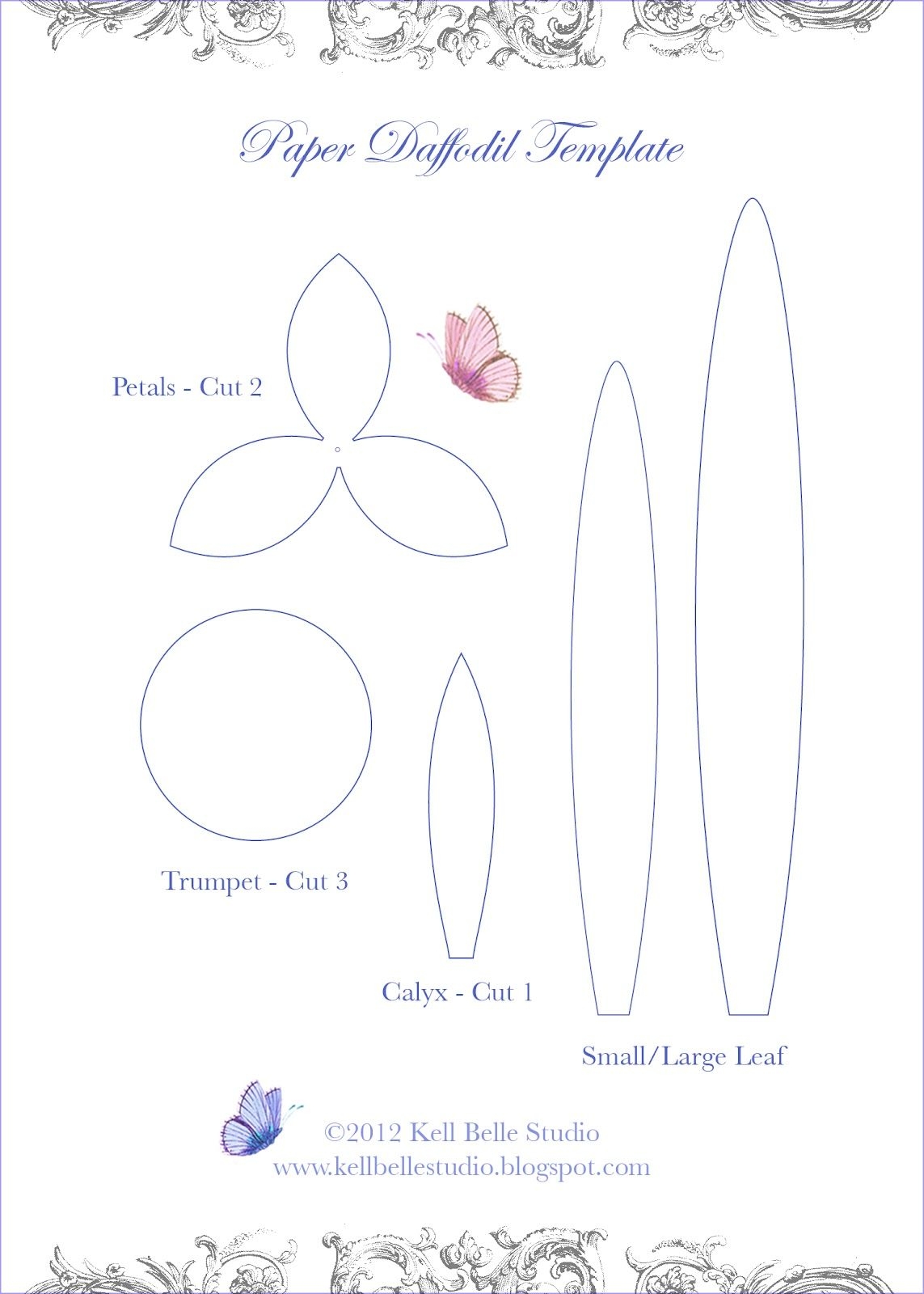 Forever Daffodils Paper Flower Tutorial