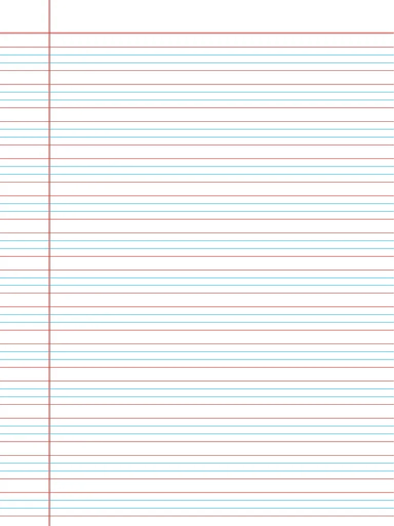 Four Lines English Alphabet Writing Paper Template Narrow A4 PDF