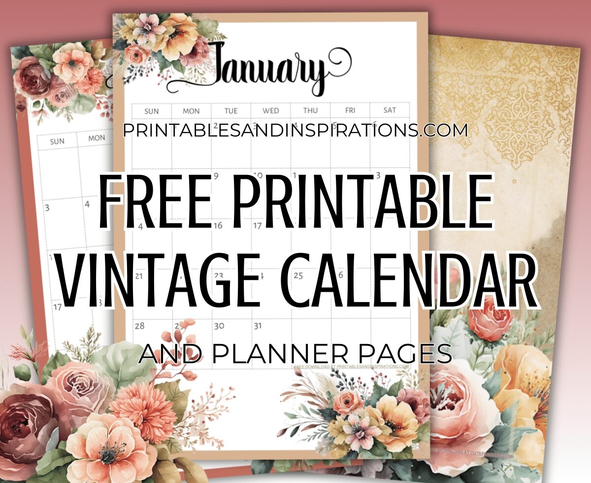 Free Printable Calendars 2026 With Designs