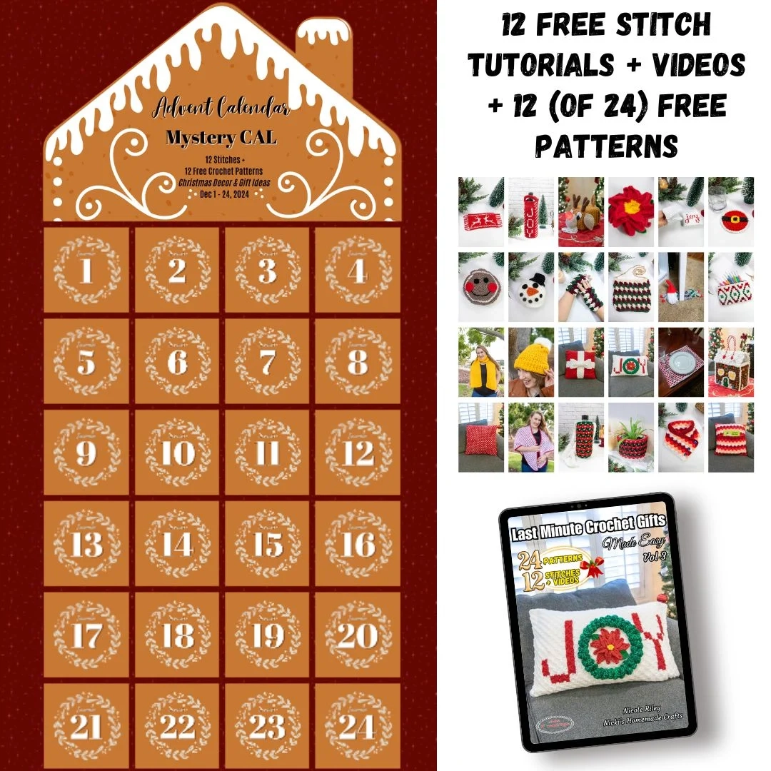 FREE Advent Calendar Mystery CAL 2024 With 12 Stitch Tutorials 