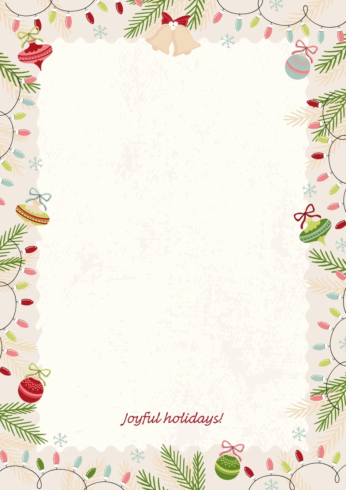 Free And Customizable Christmas Letter Templates Canva