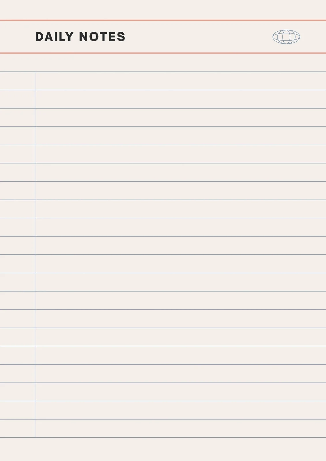 Free And Customizable Paper Templates
