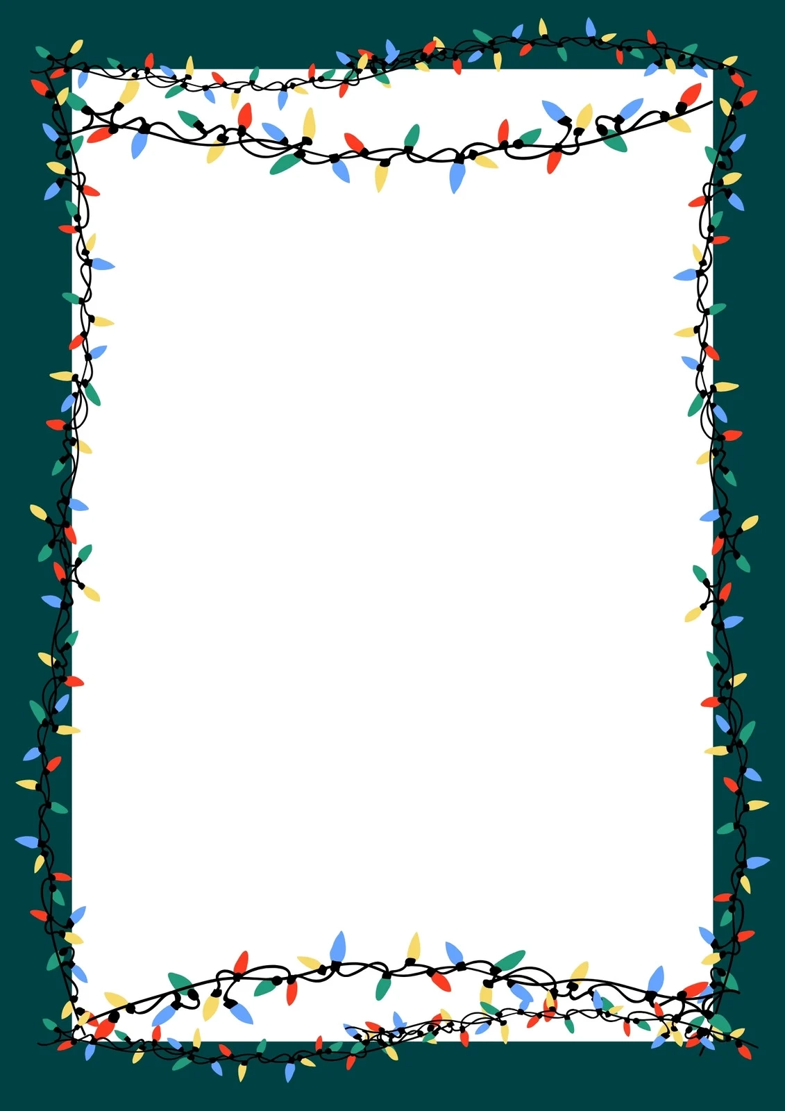 Free Customizable Christmas Page Border Templates Canva