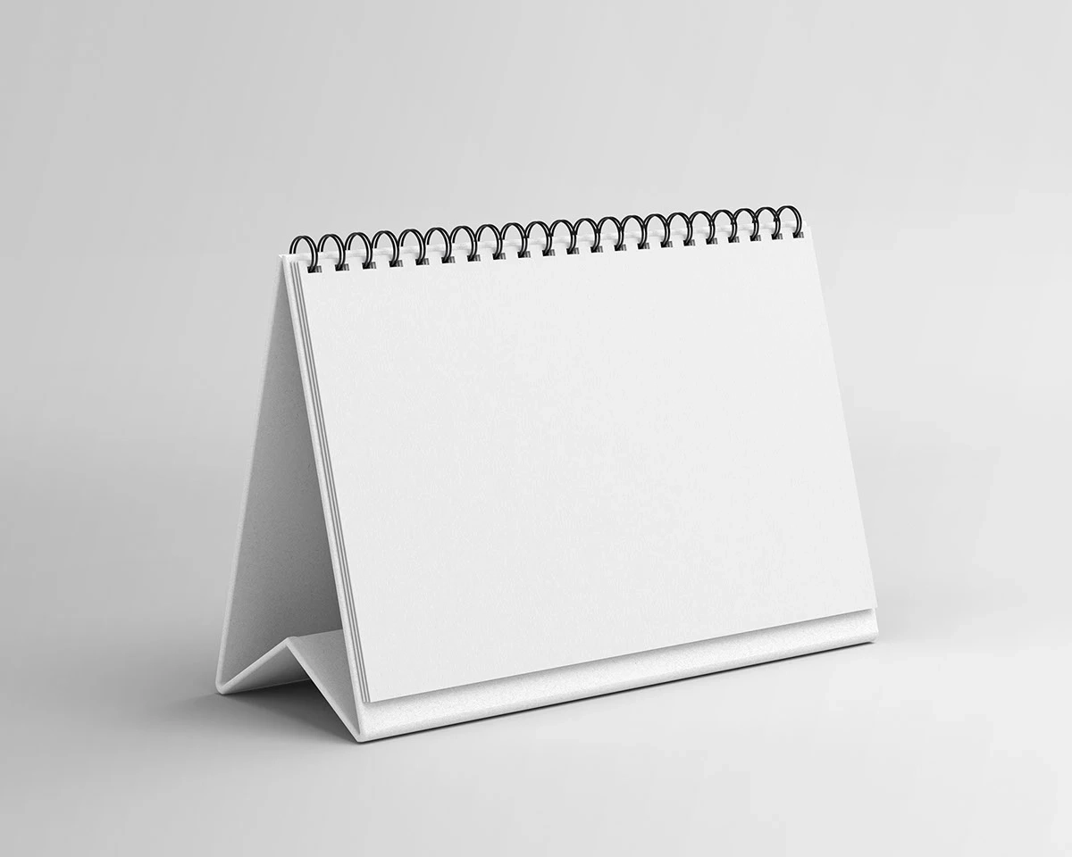 Free Desk Calendar Mockup Behance