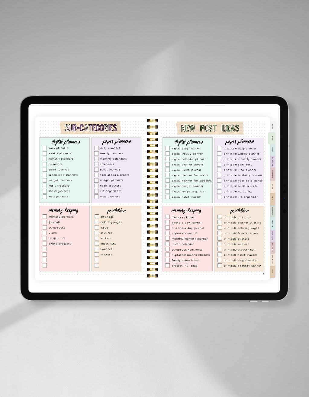 Digital Calendar Planner Free