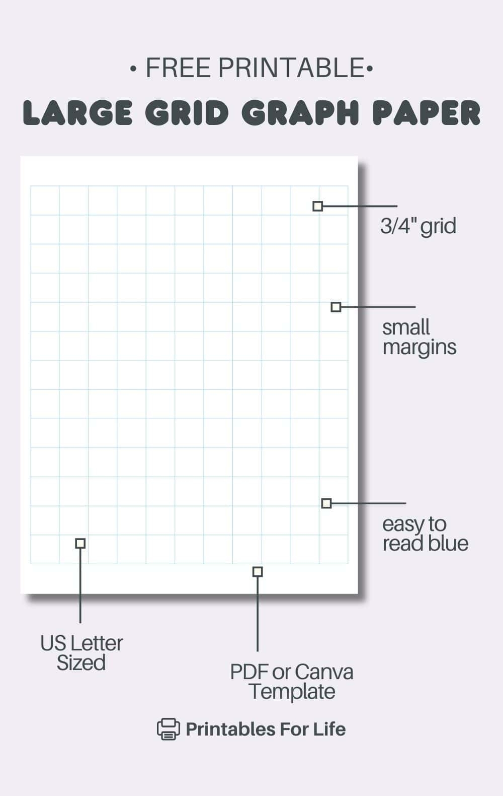 FREE Large Grid Graph Paper PDF