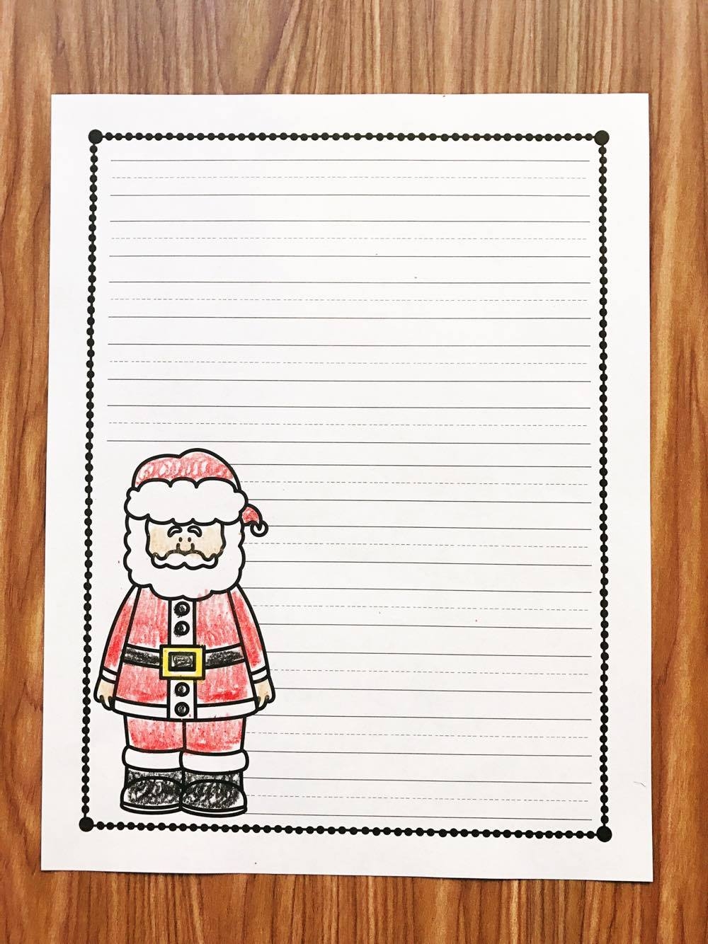 Free Letter To Santa Simply Kinder