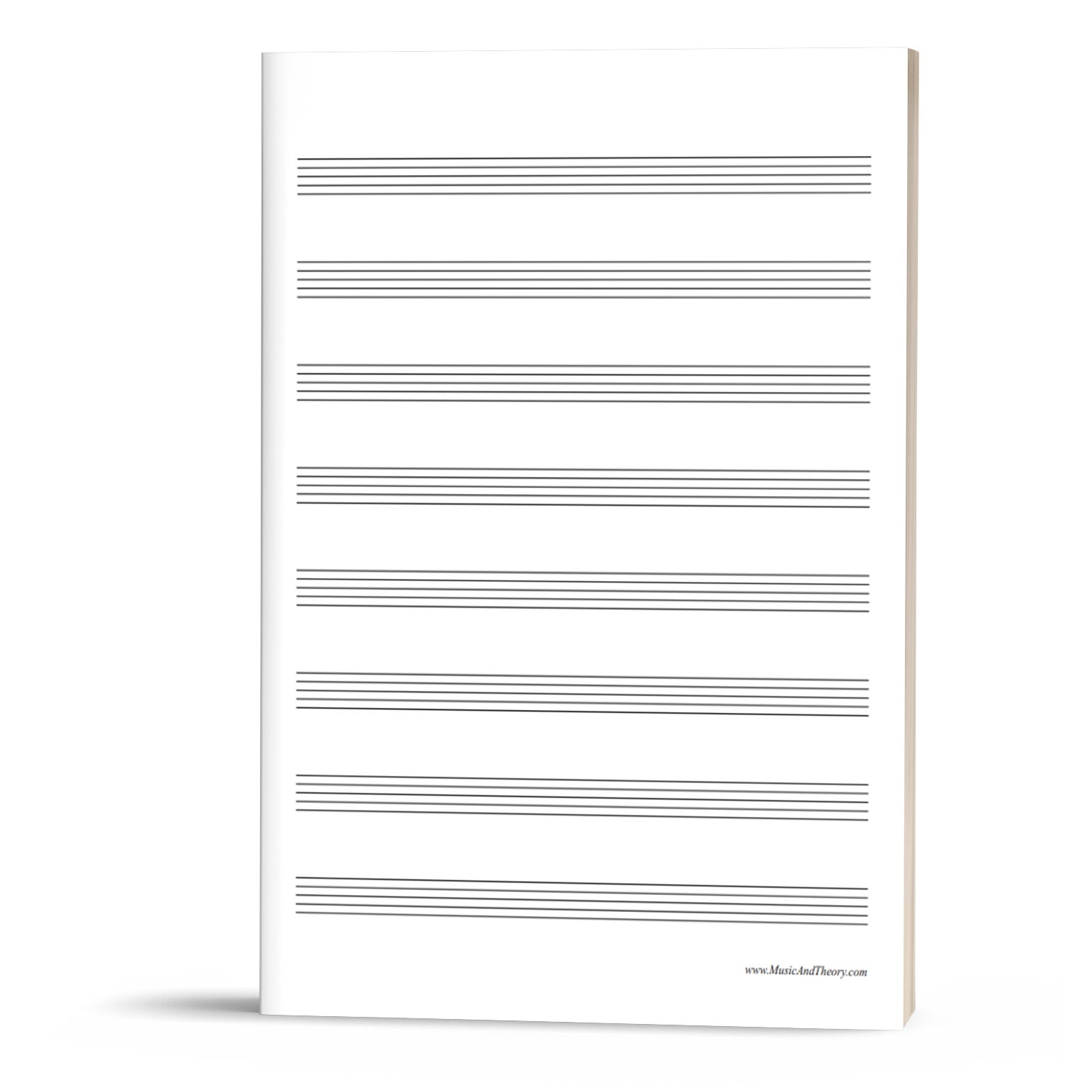 Printable Music Staff Paper Free