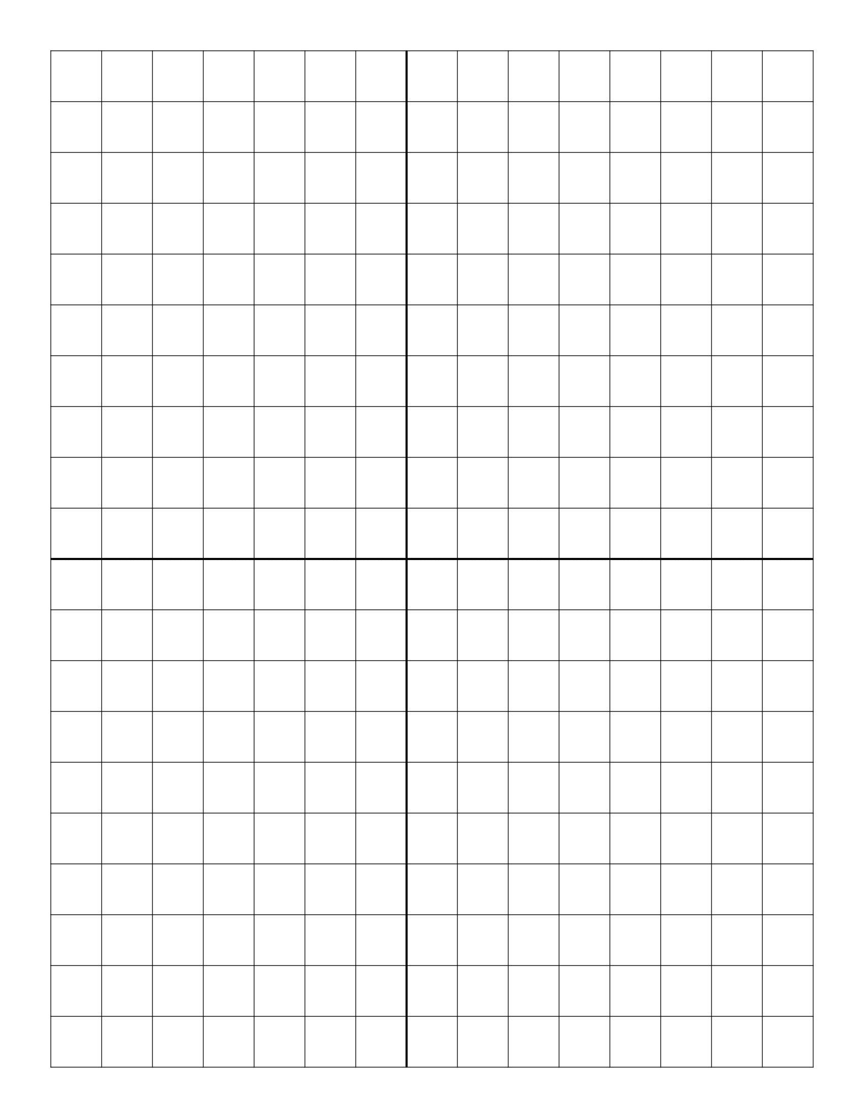 Graph Paper 11x17 Free Printable