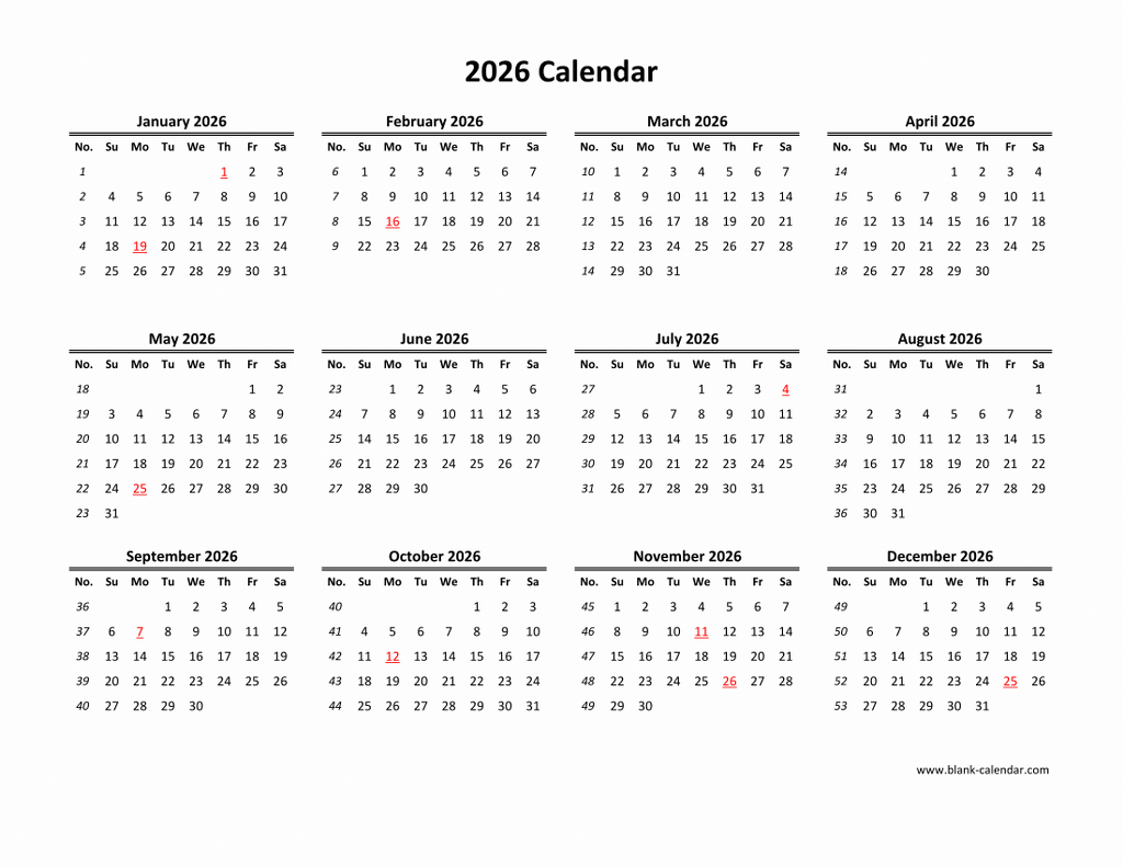 Free Printable 2026 And 2027 Calendar Blank Calendar Monthly 