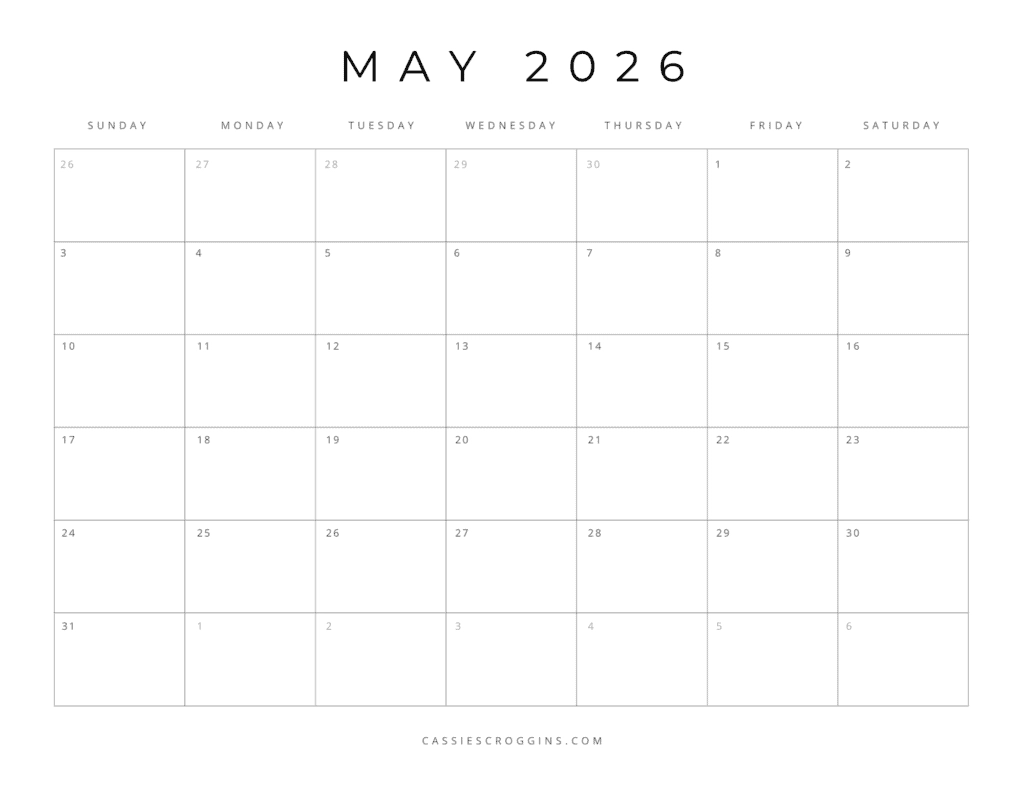 Imom Printable Calendar December 2026
