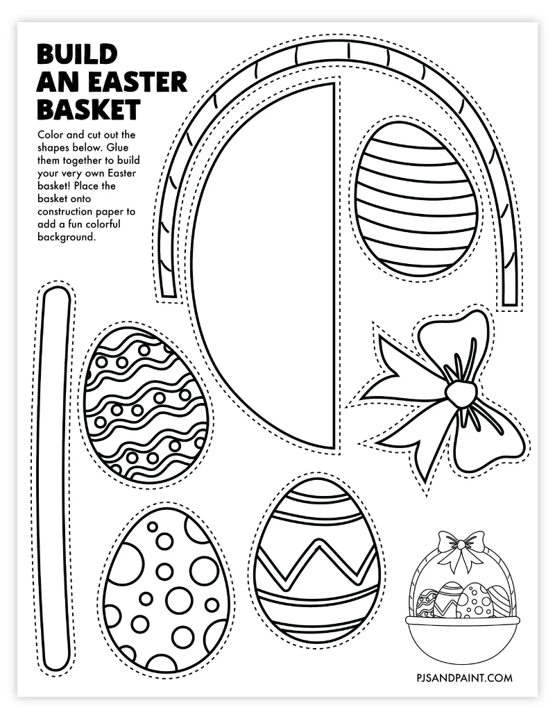 Easter Paper Craft Printable