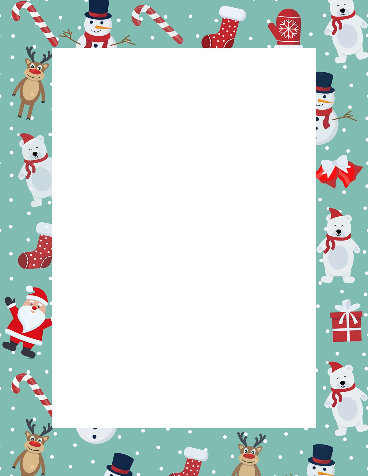 Free Printable Christmas Borders 40 Border Templates Mom In 