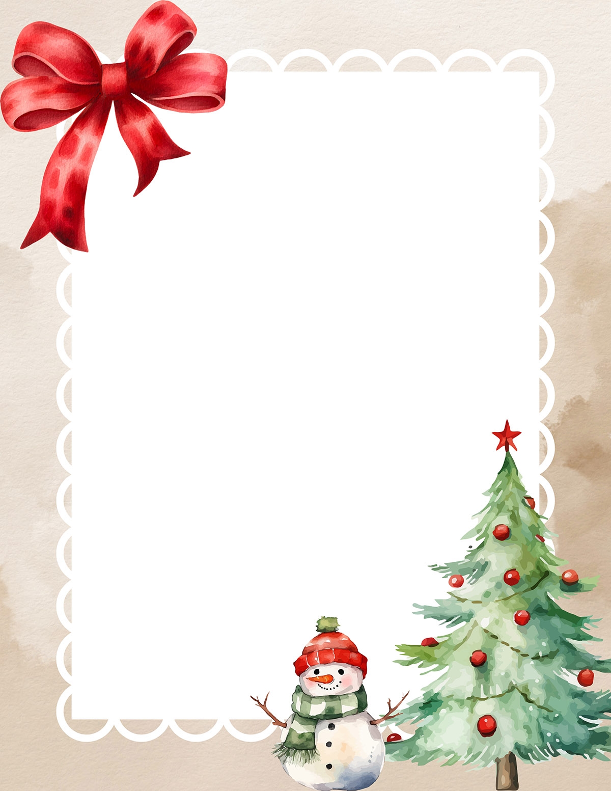 Free Printable Christmas Borders 40 Border Templates Mom In 
