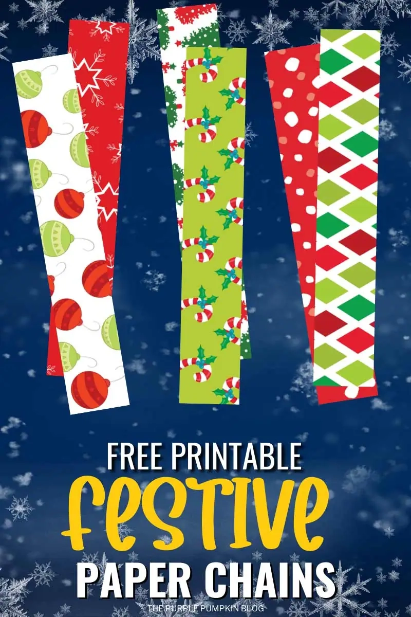 Printable Christmas Paper Chain