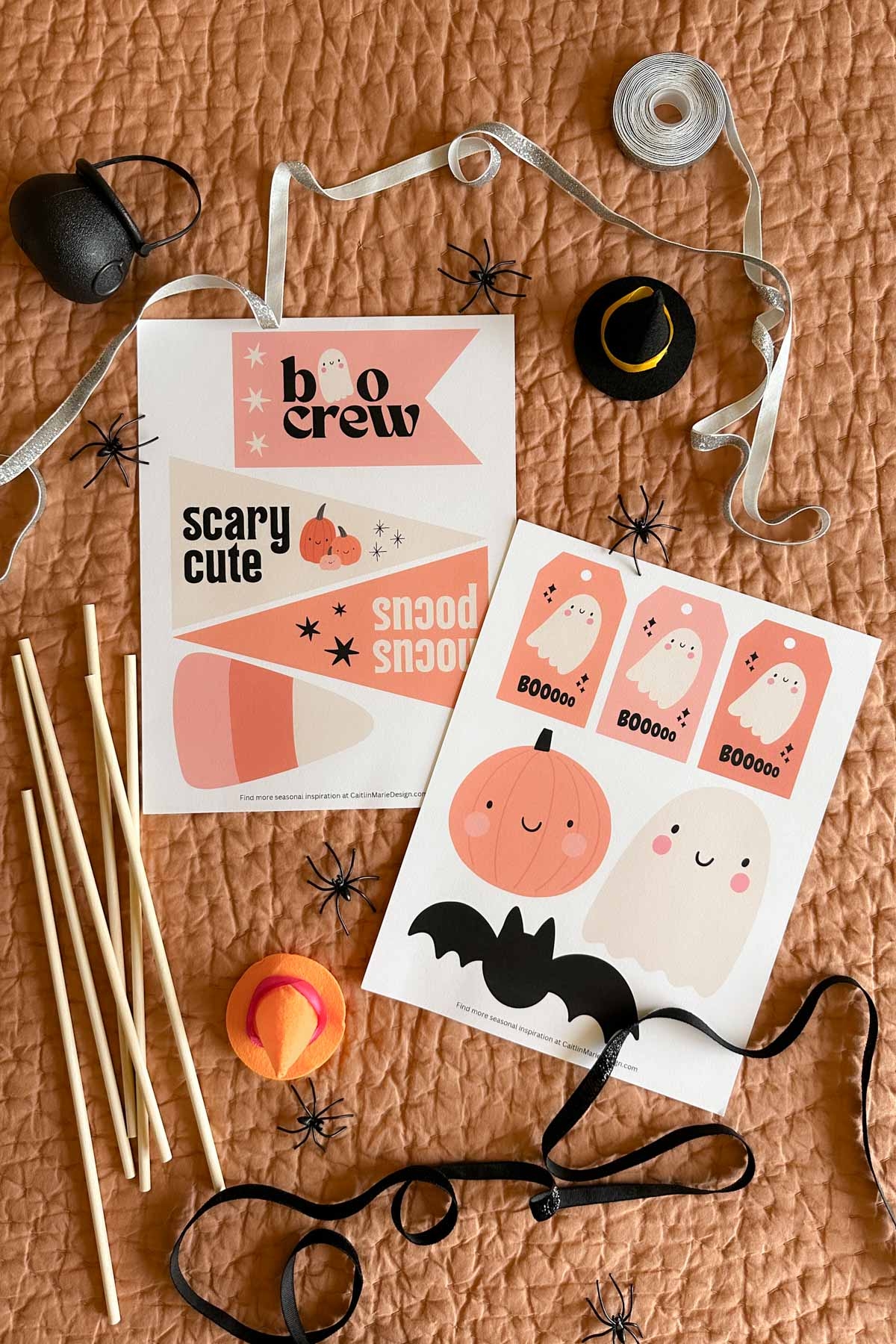 Boo Basket Paper Free Printable