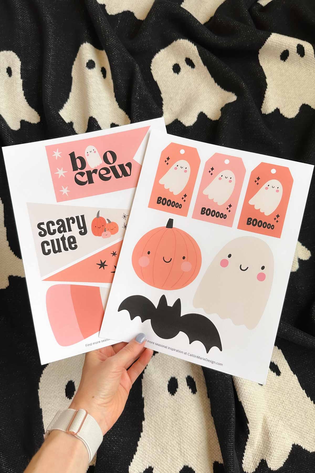 Free Printable Halloween Gift Tags For Boo Baskets Caitlin Marie 