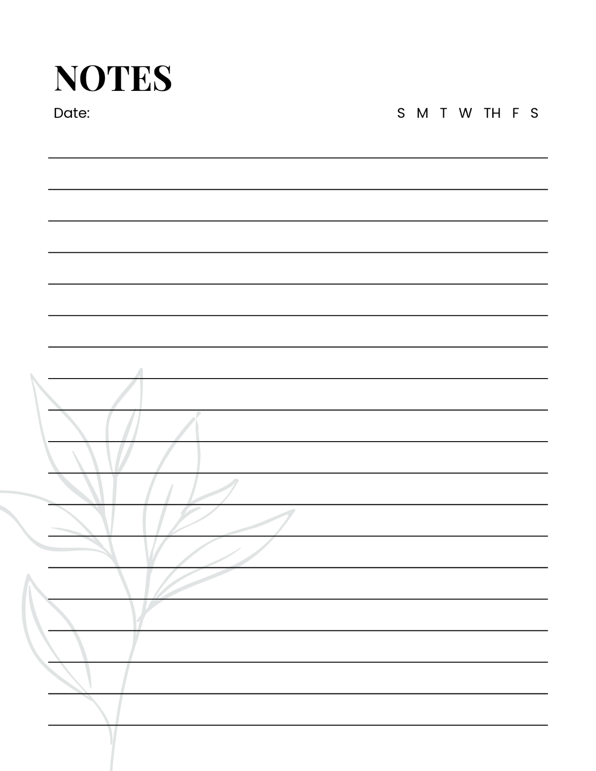 Free Printable Lined Paper Templates To Customize Online