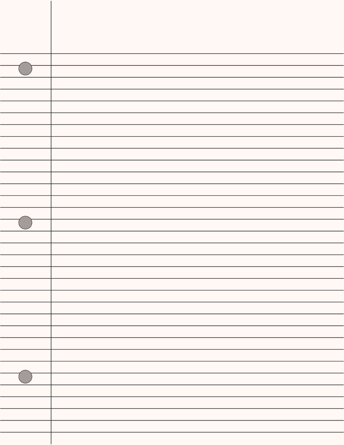 Free Printable Lined Paper Templates To Customize Online
