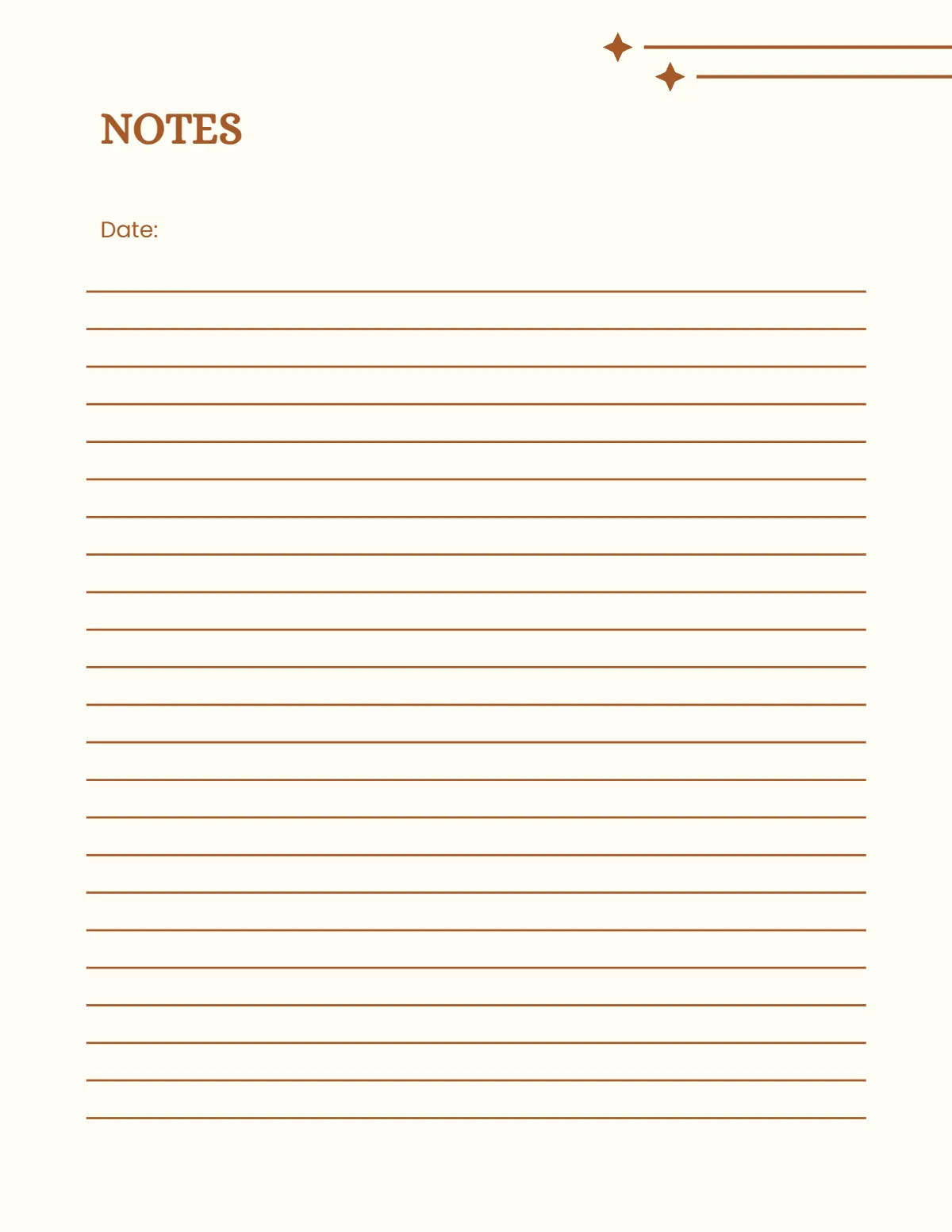 Blank Lined Paper Pdf