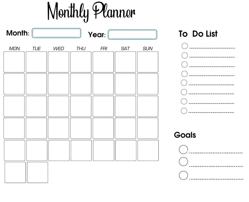 Calendar Planner Pages